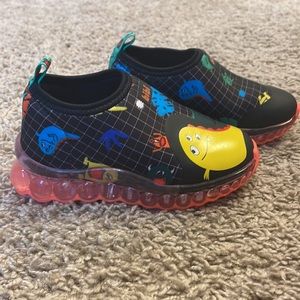 Toddler light up slip-on sneakers.